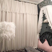 Net red curtain shading hook bedroom girl ins Princess style Nordic simple modern light luxury 2020 new