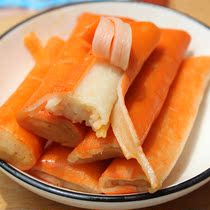 Whale crab flavor stick crab Willow help ready-to-eat crab sticks fried skewers sushi hot pot crab sticks seafood meal replacement snack snacks