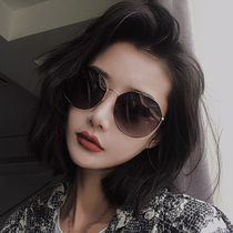 2021 new sunglasses Korean version of the tide Lady round face big face thin polarized sunglasses anti-ultraviolet summer
