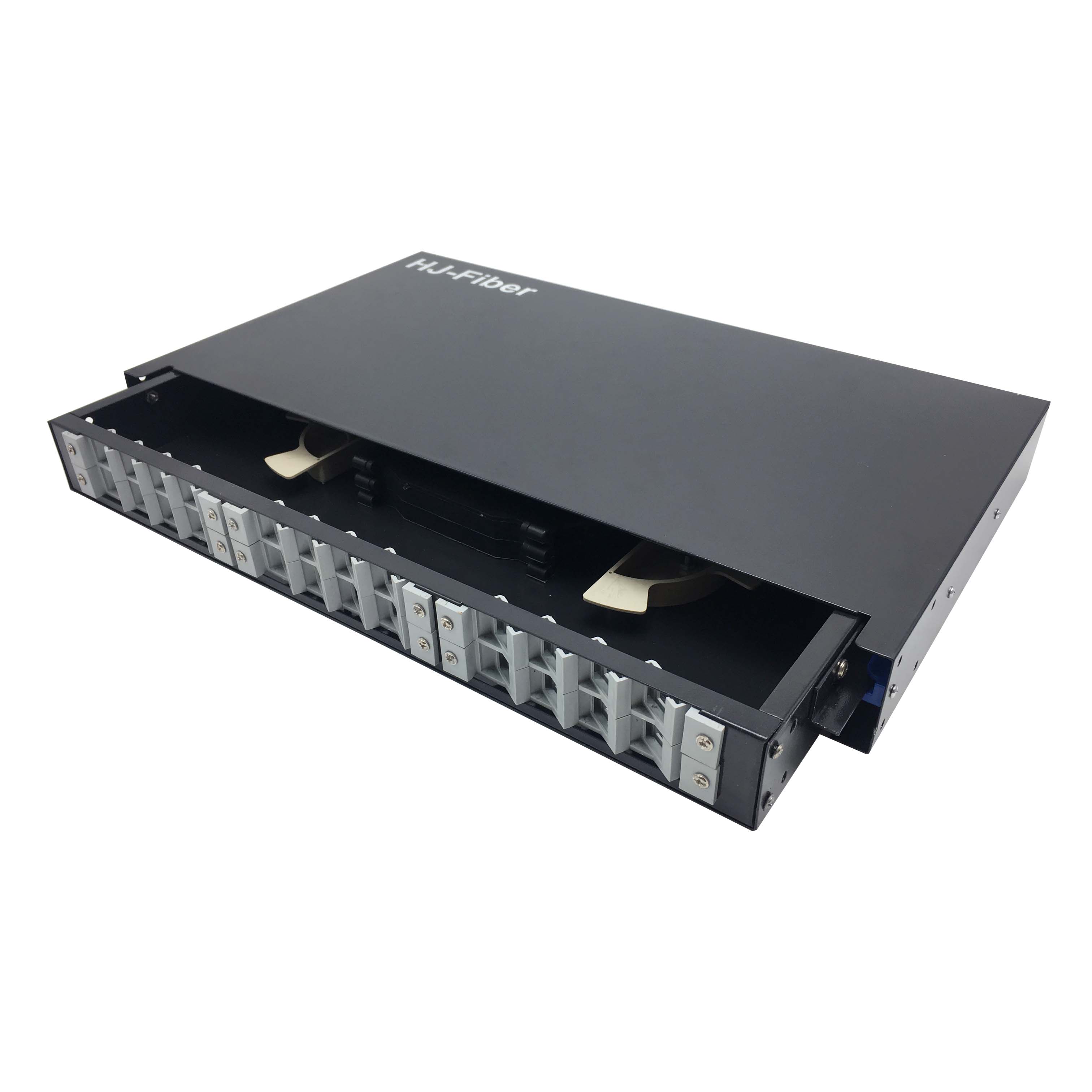 huajiehengxun optical cable 24 port pull type terminal box general 24 port terminal box general pull type through 24 port optical fiber fusion box