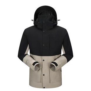 美特斯邦威冲锋衣男女同款秋季新款休闲舒适百搭户外三防情侣外套