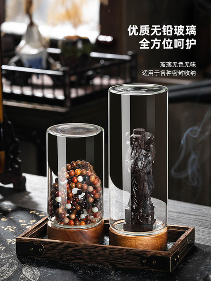 웬완 밀봉 된 항아리 유리 병 agarwood 팔찌 호두 불교 불교 구슬 피겨 물개 저장 용기 디스플레이 박스 진주 재배 항아리 웬완 밀봉 된 항아리 유리 병 agarwood 팔찌 호두 불교 불교 구슬 피겨 물개 저장 용기 디스플레이 박스 진주 재배 항아리