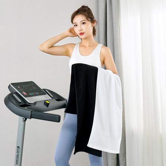 새로운 직접 판매 스포츠 타월 순수면 2*110 확장 된 블랙 마라톤 요가 피트니스 프로모션 타월 인쇄 새로운 직접 판매 스포츠 타월 순수면 2*110 확장 된 블랙 마라톤 요가 피트니스 프로모션 타월 인쇄