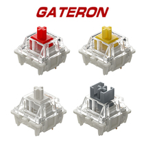 Gateron GadaroneG yellowproG black tea silver pro mechanical keyboard shaft linear factory lubrication switch