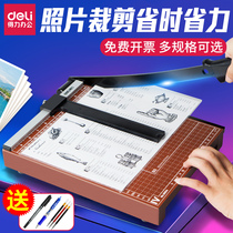 Deliverable Manual Wooden Steel Paper Cutter Photo Paper Cutter 8KA3A4A5B3B4B5 Manual Paper Cutting Business Card Small Paper Cutting Knife Brake Knife Manual Paper Cutter Small Cutting Knife