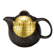 Japan Direct Mail Kutani Yaki Pot Teapot Gold Foil  Ceramics