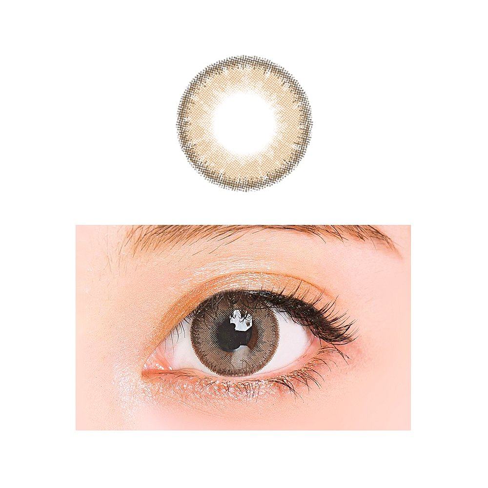 日本直邮luna 日抛彩色隐形眼镜美瞳10片自然水润aqua舒适