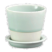 (Direct mail from Japan) Saikaitoki Western Sea Pottery Hasami Ware Essence Flower Pot Blue and White Porcelain Glaze Color 1