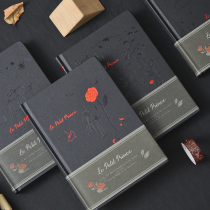 Net red same cultural and creative black card notebook black book inner page Black Hand book All Black creative DIY thickened black card paper inner page notebook diary black hand-painted gift stationery