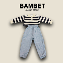 Italy BAMBET girls autumn dress foreign style set 4 two pieces 2021 New 1 year old girl 2 baby girl 3