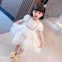 Italy Bambet children 2021 New Girls summer dress dress children fairy dress baby princess dress