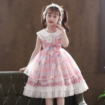 Girl cute gauze dress make a ballet little Princess Bambet Lolita foreign girl dress