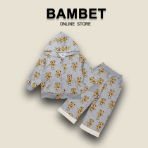 Italian BAMBET girls Leisure set autumn 2021 new foreign style Korean baby spring autumn two-piece set