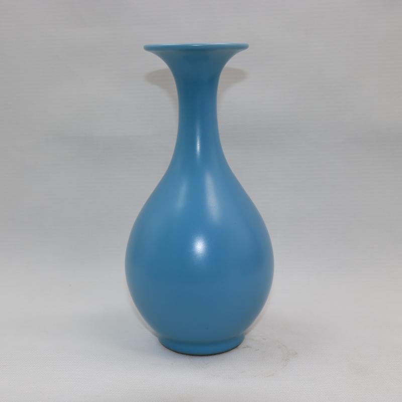 Jingdezhen ceramics insert azure glaze vase household adornment furnishing articles of generic yongzheng antique antique handicraft