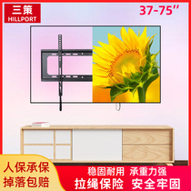 Sance 37-55-65-75 inch TV TV upper wall anti-falling shelf thick wall installation universal fixed rack