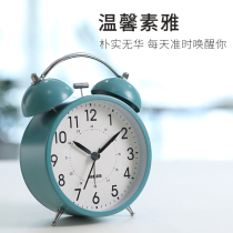 Creative personality super large sound small alarm clock students with silent bedside lazy simple children luminous cartoon alarm