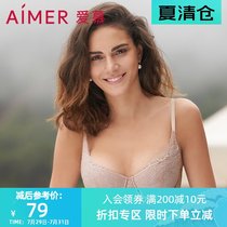 aimer love red 3 4 thin underwear women with big boobs show small sexy bra AM111921