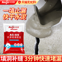 Fast dry cement plugging king speed dry water without leaking ground wall repairing mortar home powerful speed concreting anti-leakage glue