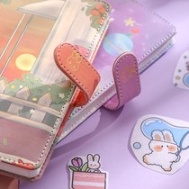 Cute teenage heart hands delicate little frescoed minimalist Cartoon Shake and Ins Wind Day Notebook Vinycraft Internet Red