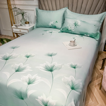 Bamboo Fiber Single Double Washable Home Air Conditioning Bed Linen Three Pieces Nude Sleep Bed Goods Kit Summer Ice Silk Cool Mat