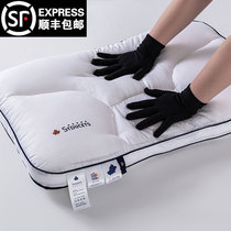 Hotel SPA Antibacterial help sleeping Child Cervical spine Single low pillow massage Single soft pillow core PE hose pillows