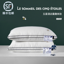 Hotel Pillow Pillow Inner pillow booster Sleep Male Home Down velvet Not Collapse without deformation 48x74 pair