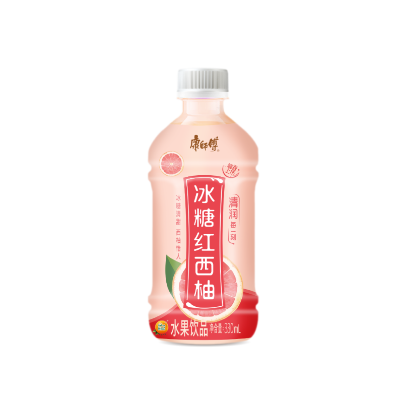 康师傅饮品冰糖红西柚330ml12瓶