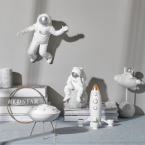 Nordic creative astronaut resin ornaments Modern simple living room TV cabinet Childrens room decorations Home furnishings