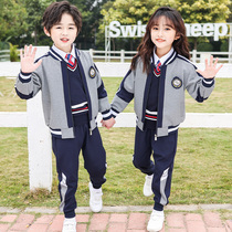 Primary school uniform Spring and Autumn Kindergarten Clothing Spring and Autumn Kindergarten Cotton Clothing Childrens Sports Clothing Three Pieces