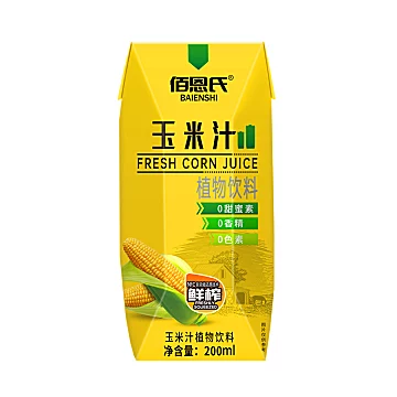 佰恩氏NFC玉米汁植物饮料200ml*12瓶[20元优惠券]-寻折猪