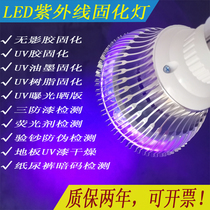 LED395 Purple UV UV shadowless glue ink curing lamp Three anti-paint fluorescent agent code anti-counterfeiting detection lamp