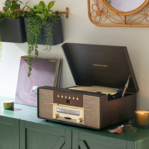 American Crosley Rhapsody five-in-one retro bluetooth vinyl record player CD player LP phonograph audio