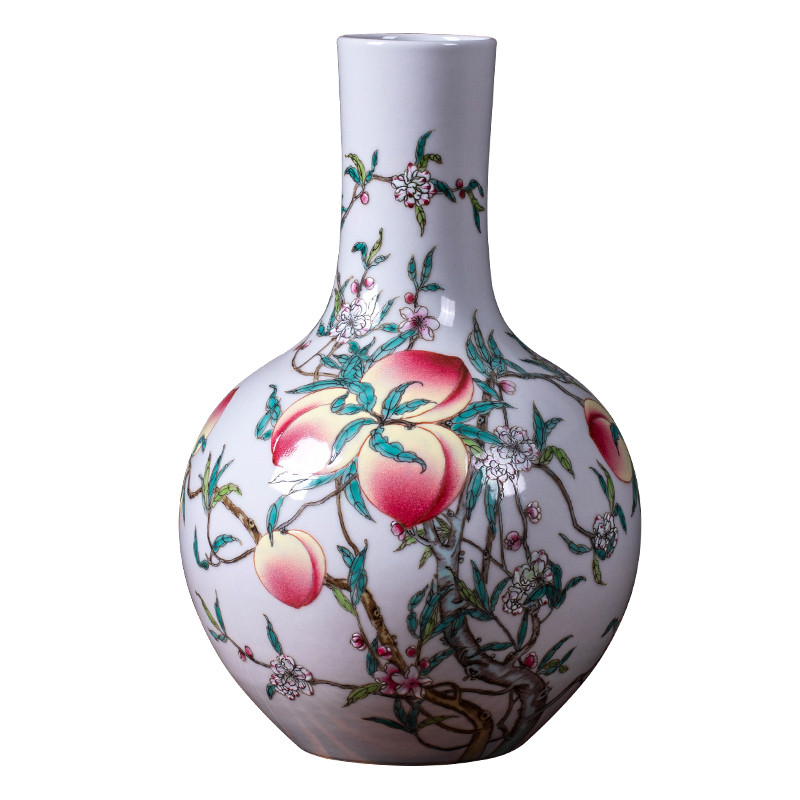 Jingdezhen ceramics, vases, flower arranging archaize sitting room of Chinese style living room home rich ancient frame adornment restoring ancient ways furnishing articles