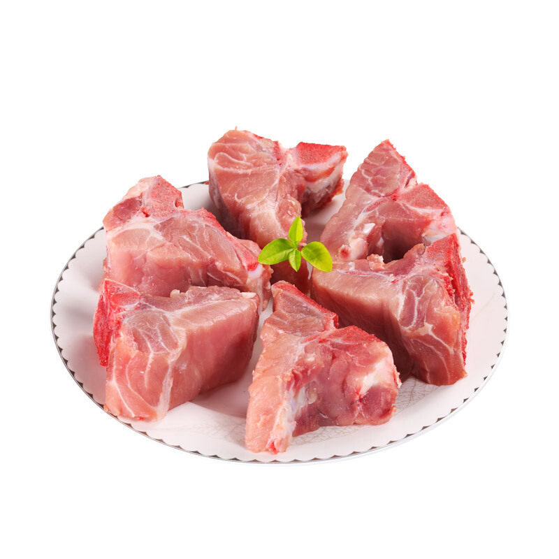 筱诺生鲜新鲜现杀黑土猪排骨腔骨散养猪肉猪腔骨猪排骨猪脊骨500g