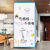 Mai Jin magnetic soft iron whiteboard wall stickers teaching rewritable removable blackboard stickers do not hurt Wall office training home magnetic whiteboard stickers children graffiti wall film Iron Painting thickening customization