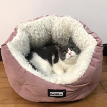 Deep sleep cat kennel kennel winter warm thickening cat pad Teddy small dog bed four seasons pet den