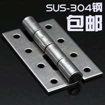 304 stainless steel thick door hinge 100*60*3 stainless steel industrial hinge mechanical equipment electric cabinet hinge