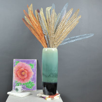 Wedding simulation Buddha beads wedding hall ceiling arrangement flower arrangement single High Line flower plastic chicken tail grass feathers