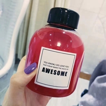 New product FRUIT tea MILK tea 400ML LARGE beverage bottle PET bottle ROUND plastic bottle ENZYME bottle JUICE bottle