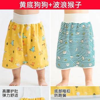 Leak-proof goddess skirt ຝ້າຍ pad ໄລ ຍະ ເວ ລາ diaper skirt pants diaper ຂອງ ເດັກ ນ້ອຍ ຮົ່ວ , ກັນ ນໍ້າ ແລະ ຂ້າງ , proof ໃນ summer