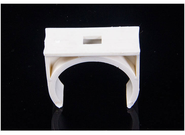 pvc管夹 upvc给水管管卡u型卡迫码马鞍型卡箍20 25 32 40 50白色