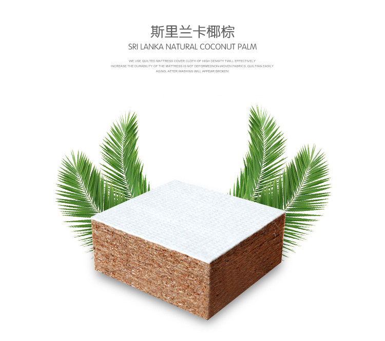 nuskin婴儿床垫椰棕乳胶护脊双面儿童床垫整体椭圆宝宝床垫定制