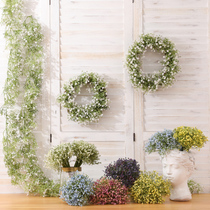 Taihuan high-grade starry simulation bouquet fake flower plastic soft plastic hand bouquet Living room interior decoration Wedding decoration