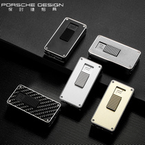 2021 new German Porsche lighter high-end inflatable cigar lighter blue straight into the ten-hole flame