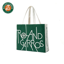 Roland Garros Flagship Store France Net Large Capacity Crossbody Canvas Bag Print Handbag Eco-Friendly