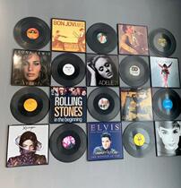 Barbecue shop Corridor beauty shop European-style country old-fashioned kindergarten vinyl record decoration fashion company home