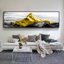 Leaning on mountain scenery Living room Decorative Painting Single Piece New Chinese Sofa Background Wall Mural Wall Mural Modern Bedroom Bedside Hanging Painting