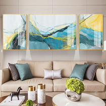 Sofa background wall decoration painting living room modern minimalist atmosphere high-end triptych painting corridor bedroom Nordic light luxury