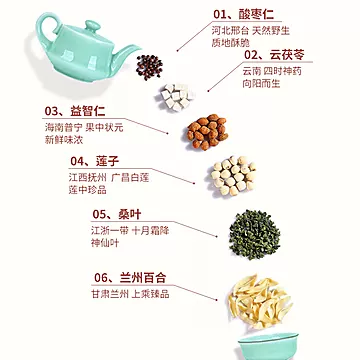 稳定签到【仁和】酸枣仁百合茯苓安睡茶[50元优惠券]-寻折猪