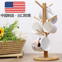 Jinzhu European household multi-layer drain cup rack Creative storage rack Mark glass coffee tea cup rack